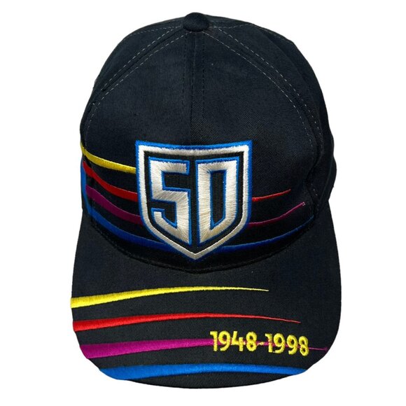 Chase Authentics Hat Cap 50th Anniversary Nascar 1998 Snapback Rainbow Vintage - Picture 2 of 9